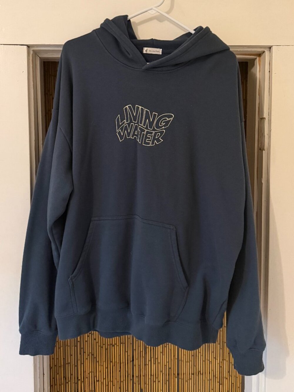Living Water Elevated Faith Hoodie Large Christian Graphic Sweatshirt